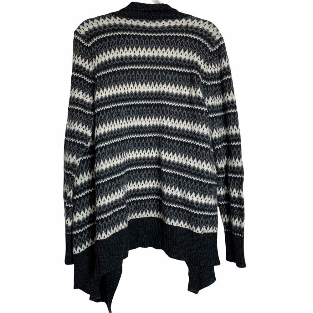 Design History Wool Blend Cascade Open Front Card… - image 2